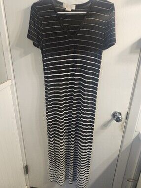 Michaels Black & White Striped Top